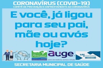 Foto - ORIENTAÇÕES DIVERSAS NO COMBATE AO COVID-19